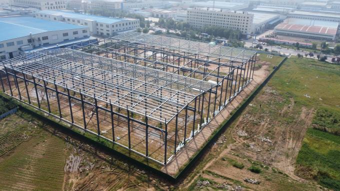Προσαρμοσμένο κατασκευασμένο χάλυβα δομή κτίριο θερμό έλαση με αποθήκη πιστοποιητικών CE / ISO / SGS 7