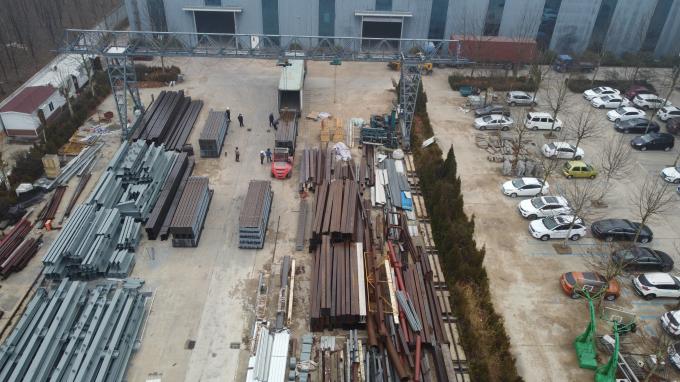 Προσαρμοσμένο κατασκευασμένο χάλυβα δομή κτίριο θερμό έλαση με αποθήκη πιστοποιητικών CE / ISO / SGS 14