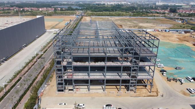 Αποθήκευση Μεταλλικό πλαίσιο Ελαφρύ πάνελ σάντουιτς Προετοιμασμένη δομή κτιρίου Ζωγραφική Ζυγισμένο χάλυβα Κατασκευαστική αποθήκη 7
