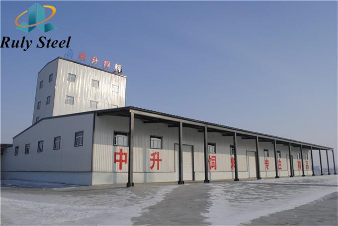 Χάλυβα H-Section Poultry House Prefab Χάλυβα Χάλυβα δομή CE 0